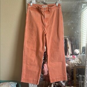 Madewell Orange Chinos Relaxed Fit
